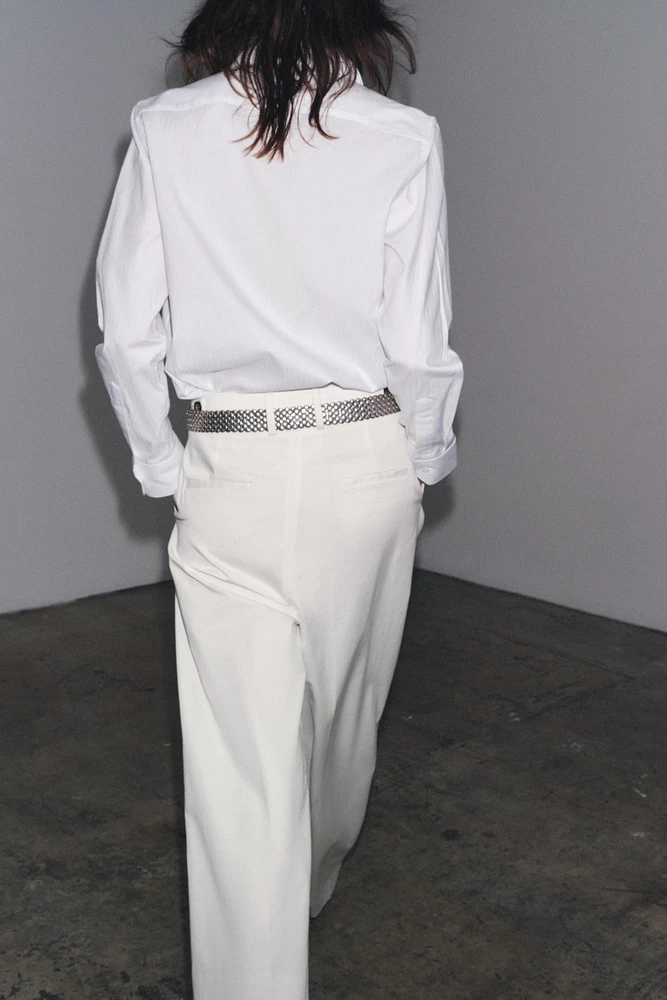ZW COLLECTION TEXTURED WEAVE SHIRT