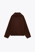 KNIT SWEATSHIRT WITH SIDE STRIPE