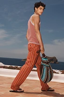 PANTALON COUPE DÉCONTRACTÉE À RAYURES ÉDITION LIMITÉE