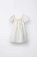 FLORAL EMBROIDERED DRESS