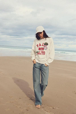 SWEATSHIRT WITH PATCHES