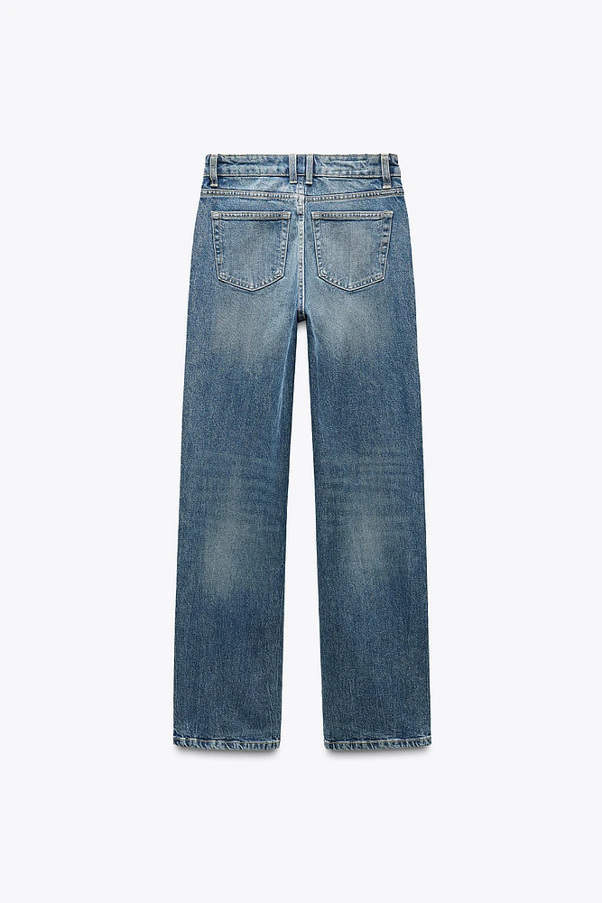 JEAN TRF DROIT À TAILLE HAUTE