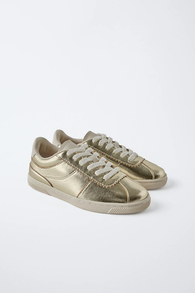 METALLIC SNEAKERS
