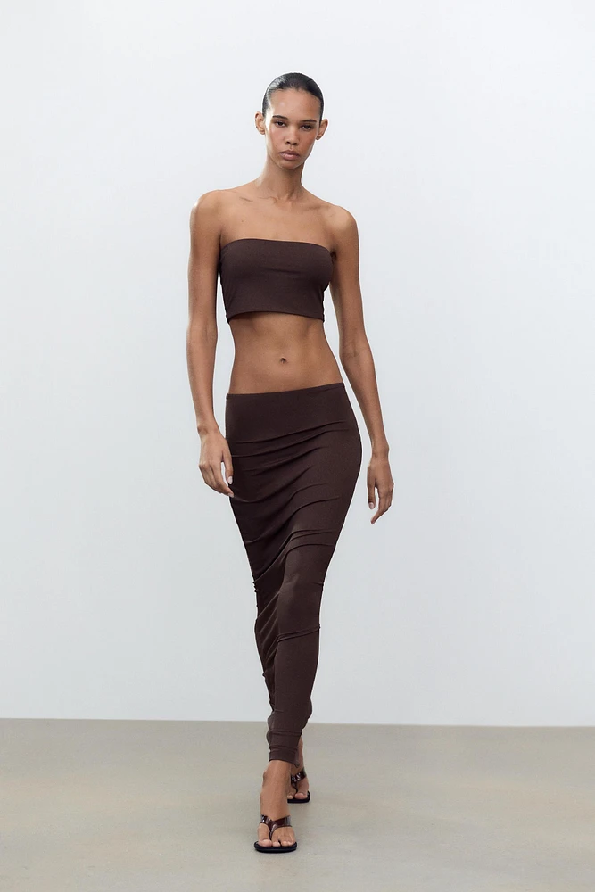 LONG POLYAMIDE SKIRT