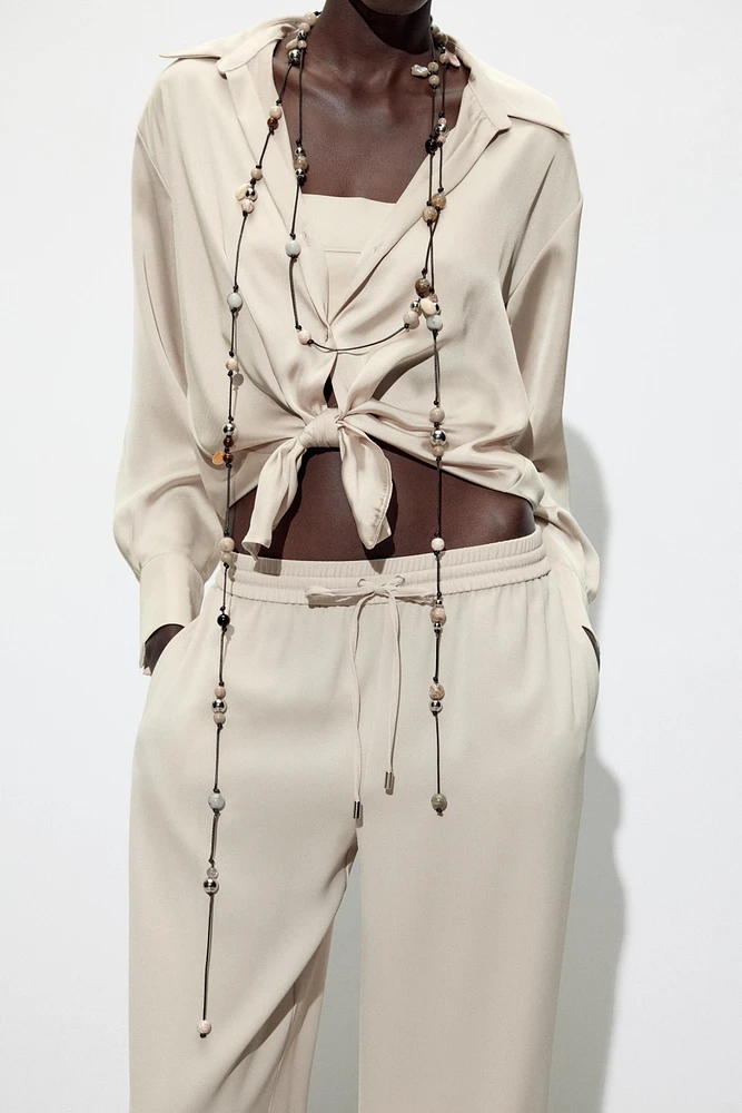 PANTALON FLUIDE STYLE PYJAMA