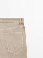 Relaxed fit denim trousers