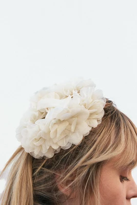 ORGANZA FLOWER HAIR CLIP