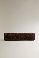 ANIMAL PRINT VELOUR BEACH TOWEL