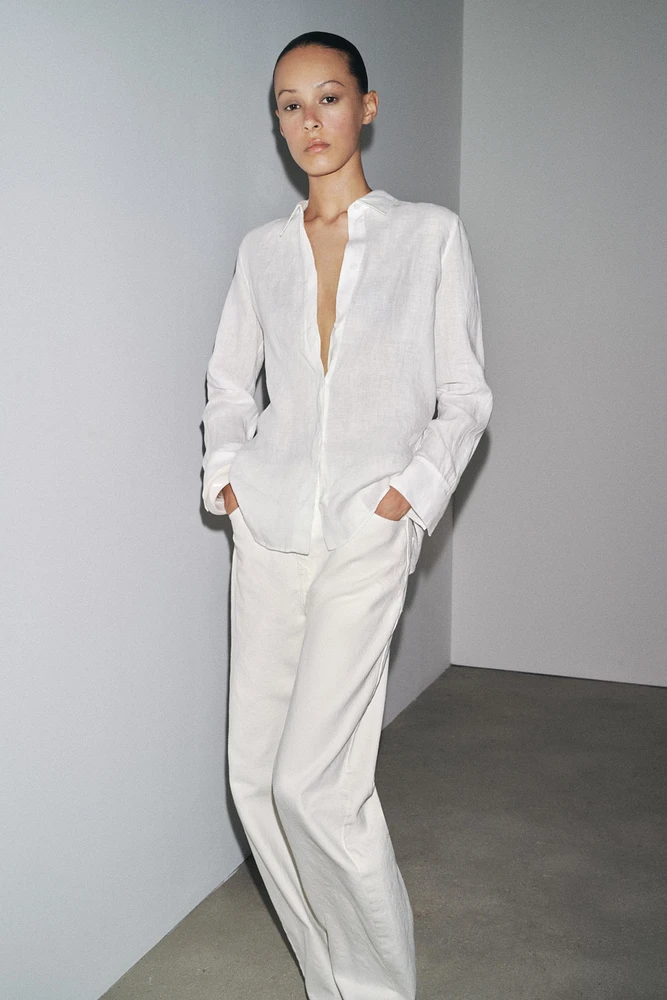 CHEMISE 100 % LIN COLLECTION ZW