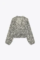 SWISS DOT PRINT SHIRT