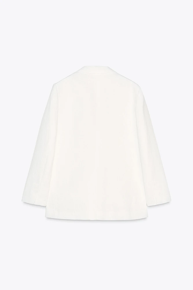 ZW COLLECTION LINEN BLEND BLAZER