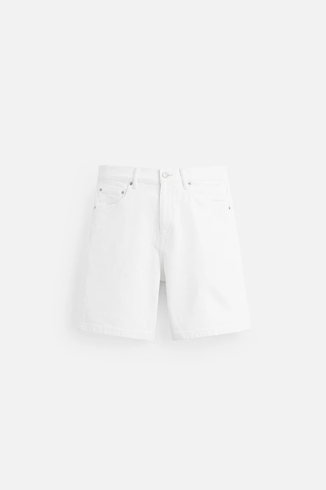 SHORT EN DENIM COUPE CLASSIQUE