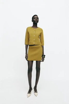 BASIC KNIT MINI SKIRT