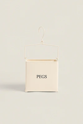 LACQUERED METAL PEG ORGANIZER