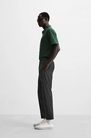 TEXTURED STRETCH PANTS