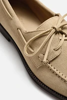 LEATHER BOAT SHOES