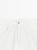 Pantalon tapered coton