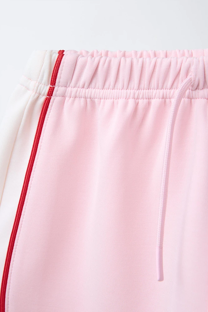 PIPING MODAL BERMUDA SHORTS