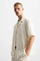 FLORAL EMBROIDERED SHIRT