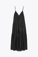 PANELED MIDI DRESS