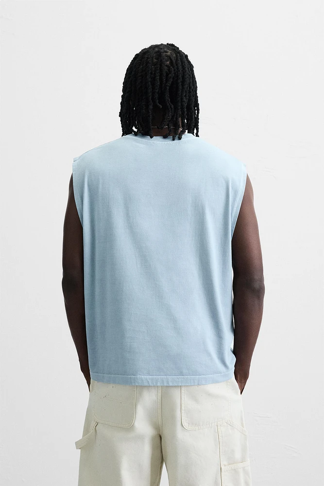 RELAXED FIT TANK T-SHIRT
