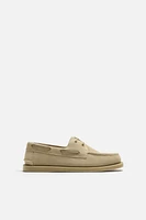 LEATHER BOAT SHOES