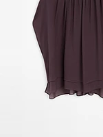 Short double-layer cape