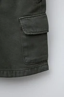 FLOWY STRAIGHT CARGO SHORTS