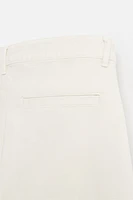 PANTALON STRAIGHT FIT À PLIS