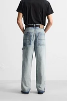 STRAIGHT FIT RELAXED CARPENTER JEANS