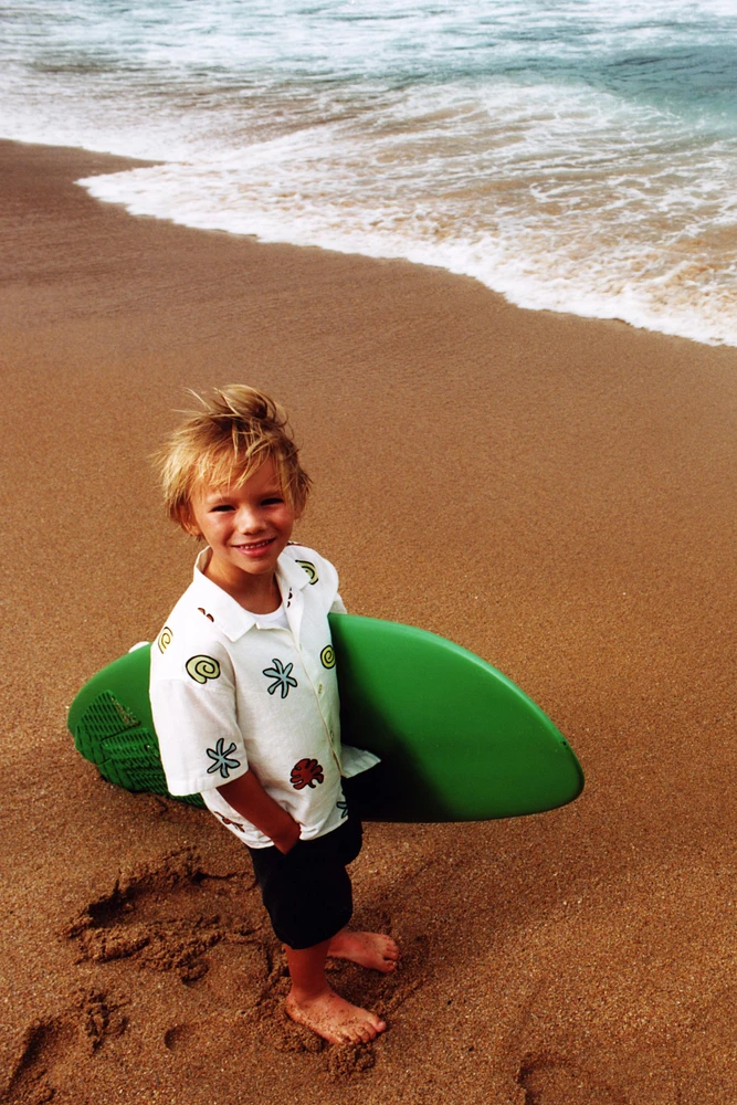 SEASHELL PRINT SHIRT