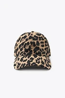 ANIMAL PRINT TWILL CAP