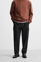PLEATED CARGO PANTS