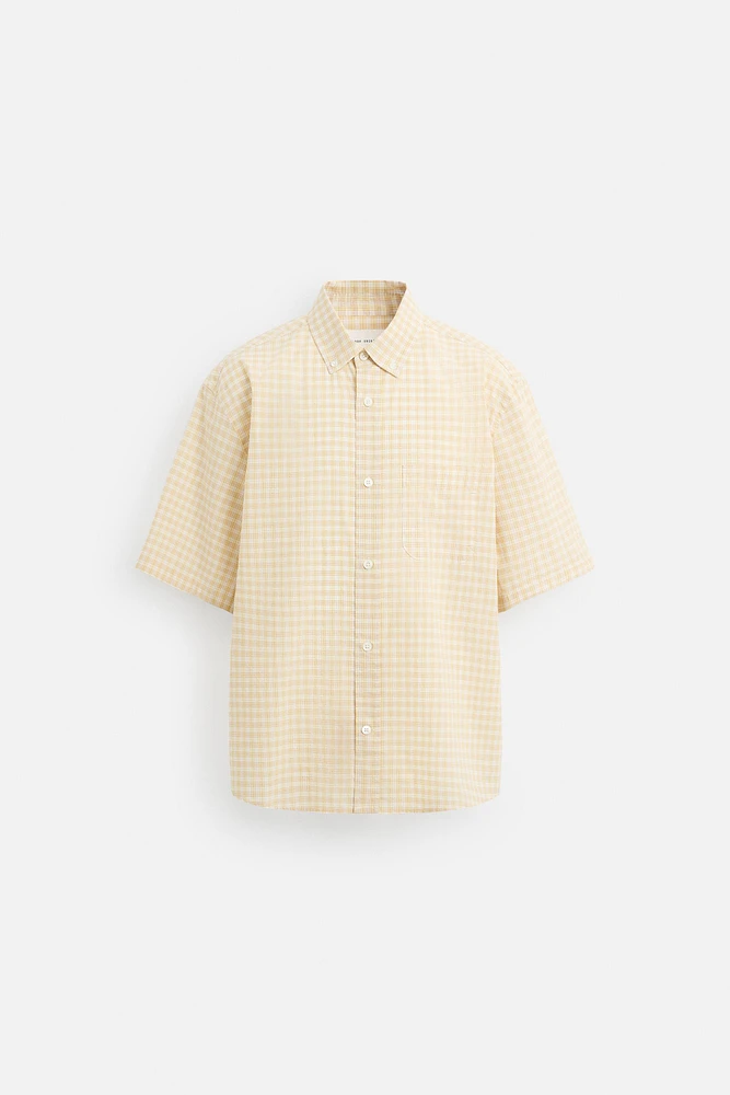 CHEMISE RELAXED FIT À CARREAUX