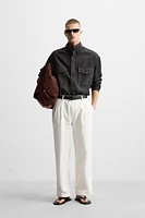 DENIM SHIRT WITH POCKETS