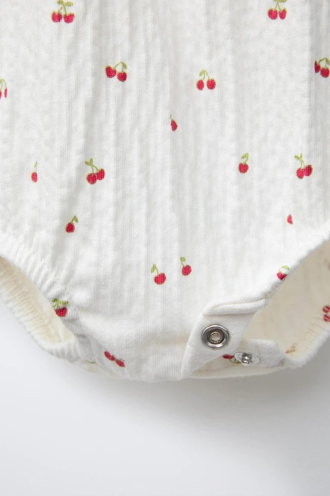 CHERRY PRINT BODYSUIT