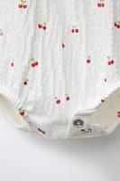 CHERRY PRINT BODYSUIT