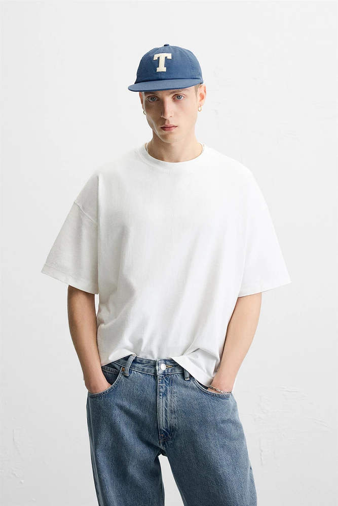 LIGHTWEIGHT WASHED BOXY FIT T-SHIRT