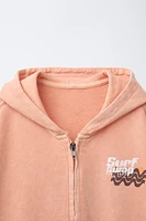SWEAT À CAPUCHE ZIPPÉ SURF