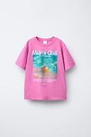 T-SHIRT À IMPRIMÉ PHOTOGRAPHIQUE