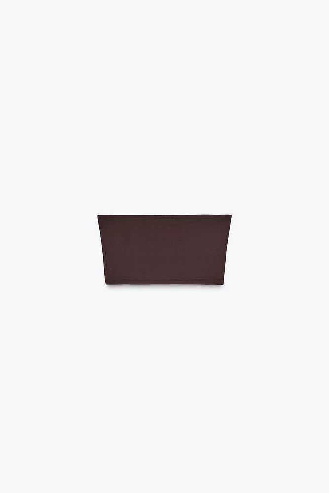 POLYAMIDE BANDEAU TOP