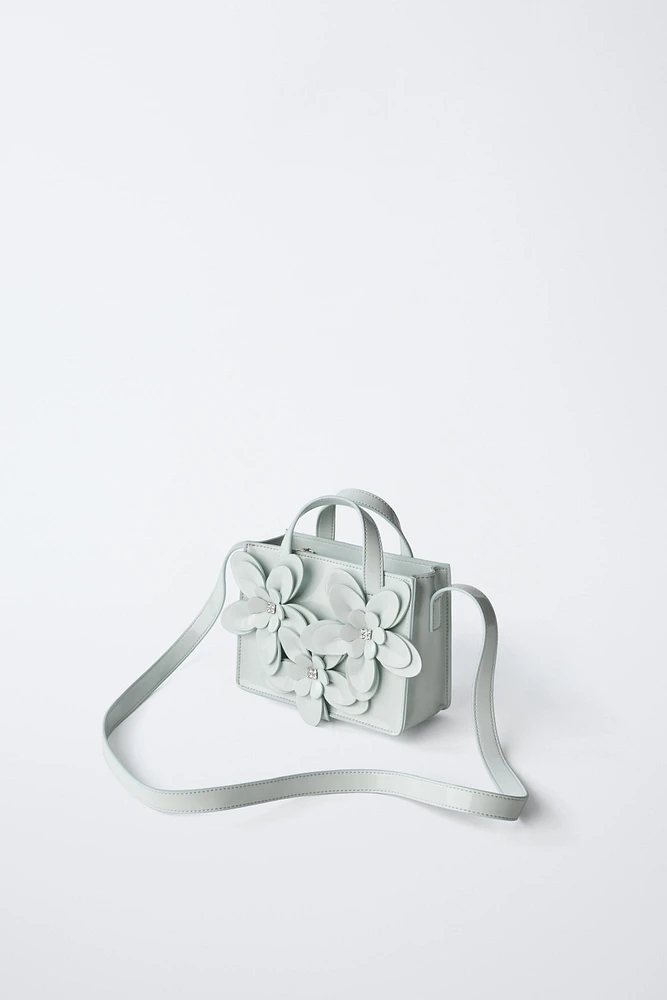 SAC BANDOULIÈRE FLEURS 3D