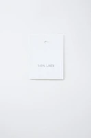 100% LINEN STRAIGHT PANTS