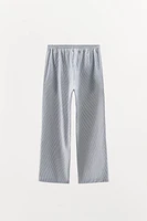 PANTALON DE STYLE PYJAMA À RAYURES