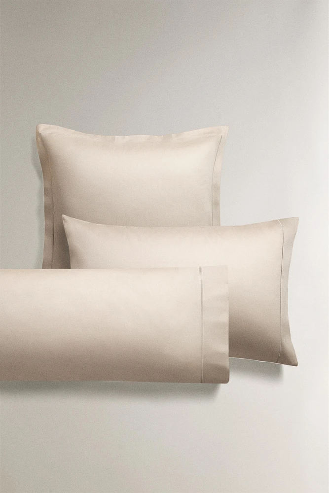 SATEEN PILLOWCASE WITH FESTOON DESIGN (300 THREAD COUNT)