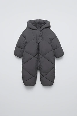 QUILTED NYLON ROMPER