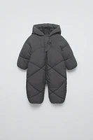 QUILTED NYLON ROMPER