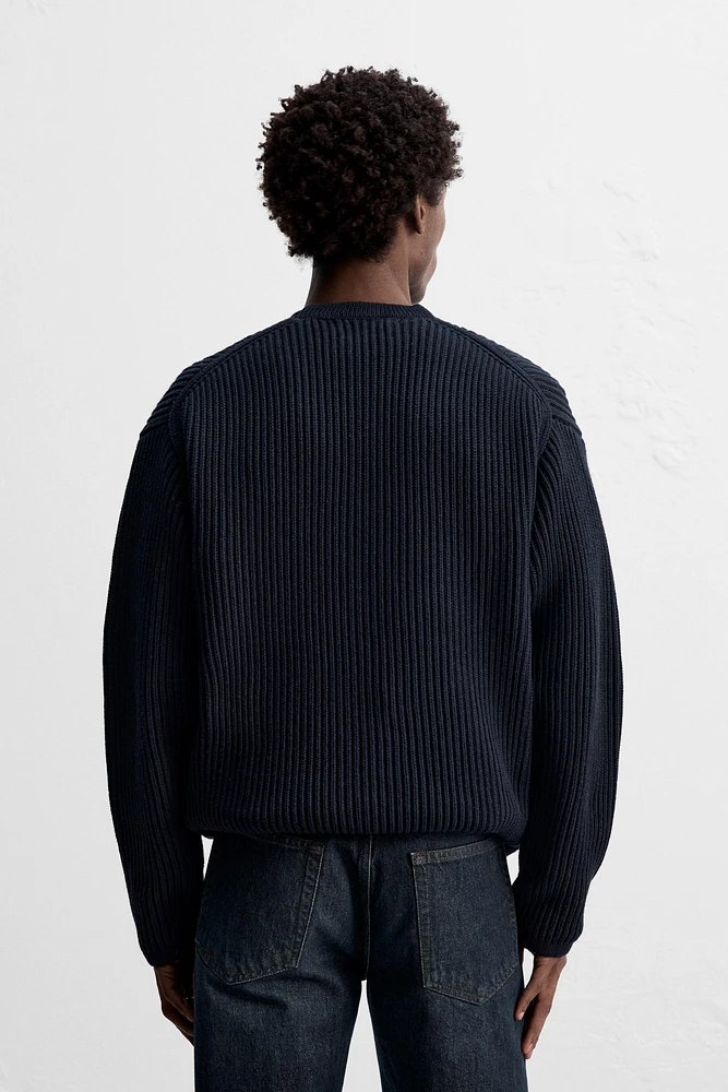 TEXTURED ZIP CARDIGAN