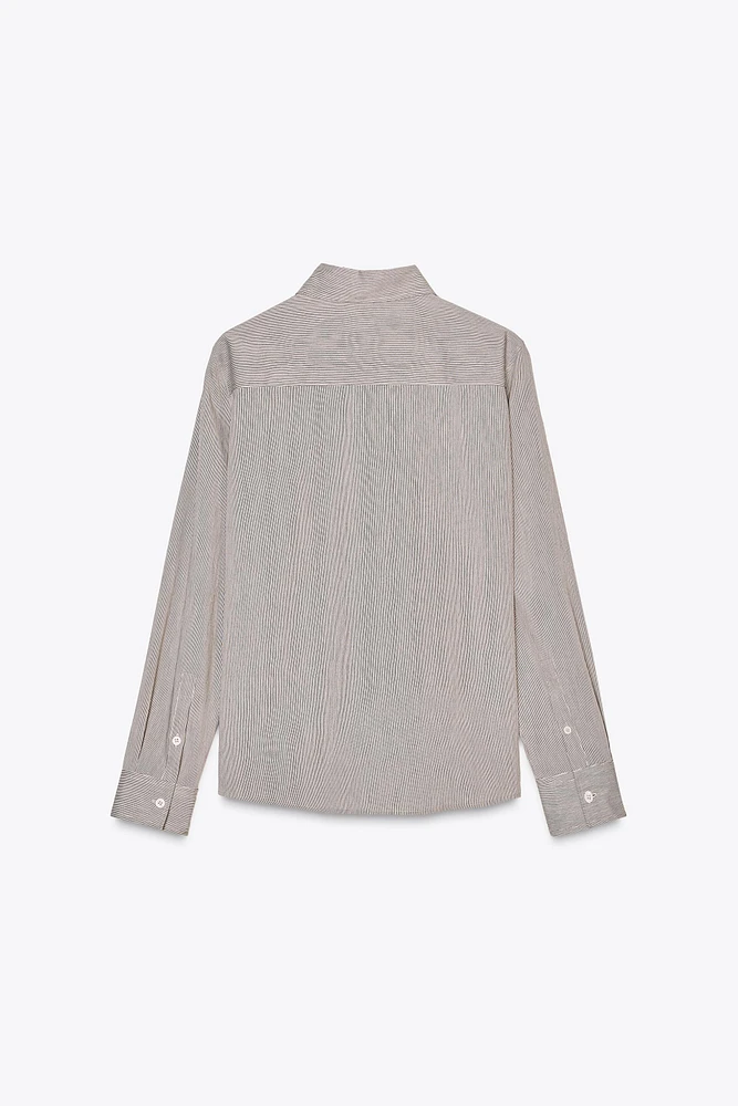 CHEMISE À RAYURES COLLECTION ZW