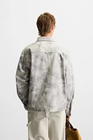 ABSTRACT PRINT OVERSHIRT